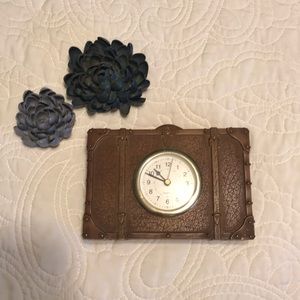 (3/$10) Suitcase clock